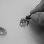 to draw, eyes, art, drawing, hands, illustration, to illustrate